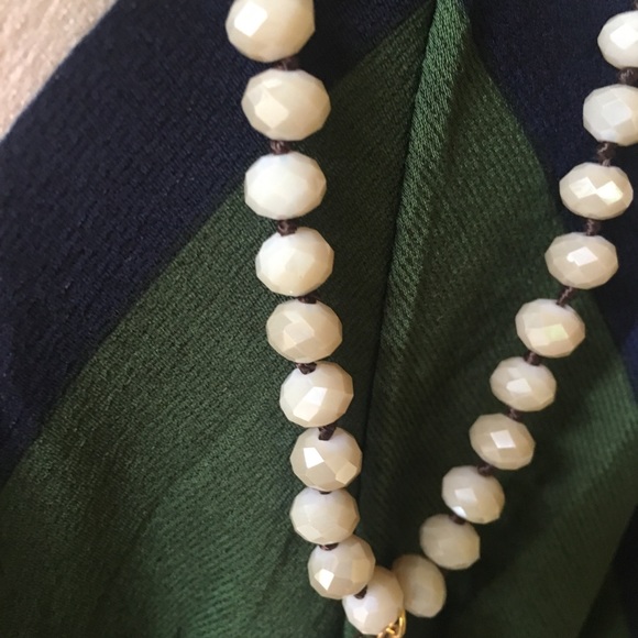 Anthropologie Spring Forward Druzy Quartz Necklace - Picture 6 of 7